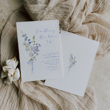 Nåt Blue WildblomBouquet-Möhippa