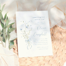 Nåt Blue Wildblomma-Möhippa Inbjudningar