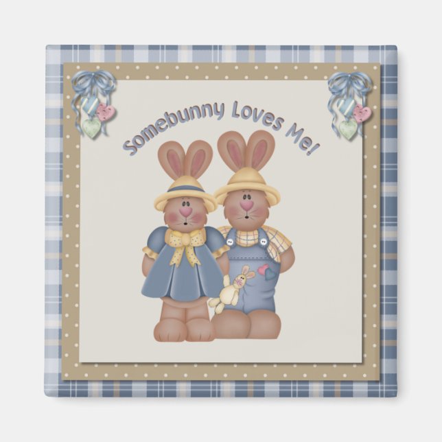 Nåt bunny Kärlek Me - Magnet (Framsidan)