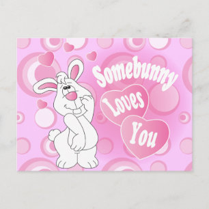Nåt bunny Kärlek You Bunny Vykort
