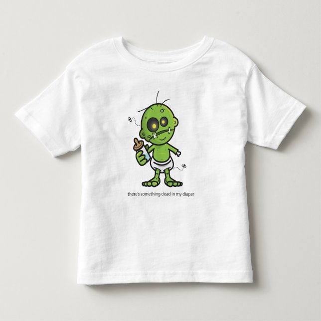 Nåt dött i min Småbarn T-Shirt (Framsida)
