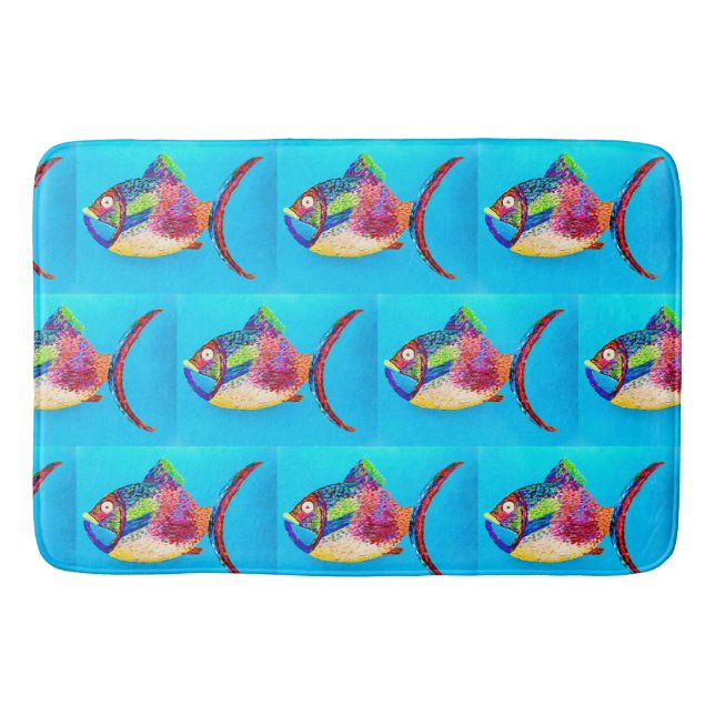 Nåt Fishy Bath Mat Badrumsmatta (Framsidan)