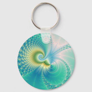 Nåt Fishy - Fractal Art Nyckelring