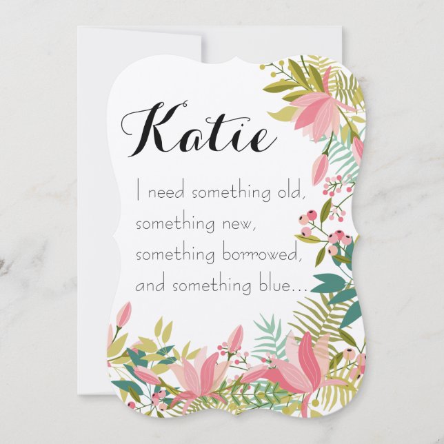 Nåt gammalt | Bröllopsbjudande Inbjudningar (Framsida)