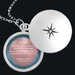 Nåt gammalt och blått Bridesmaid ro guld Berlockhalsband<br><div class="desc">Nåt gammalt och blått Bridesmaid Gift. Du är välkommen att besöka min affär för vackrare produkter.</div>