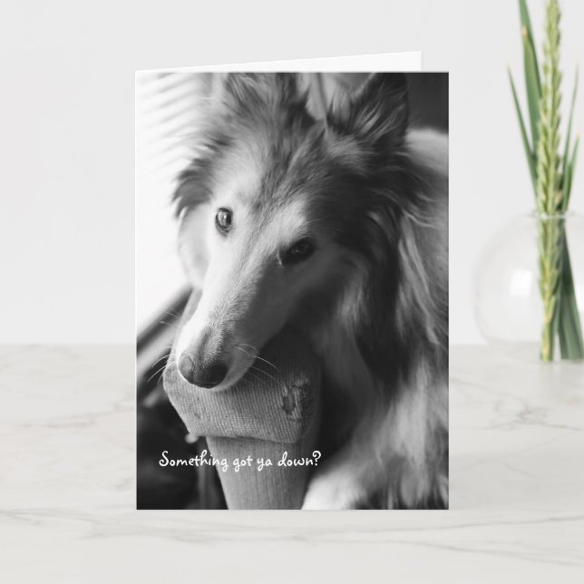 Nåt har ner dig? kort (Framsida)