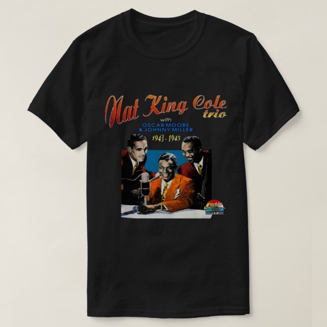 Nat Kung Cole Nathaniel Adams Coles American Singe T Shirt (Design framsida)