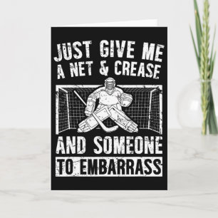 Nät Och Crease Ishockey Målvakt Ishockey Målvakt Kort