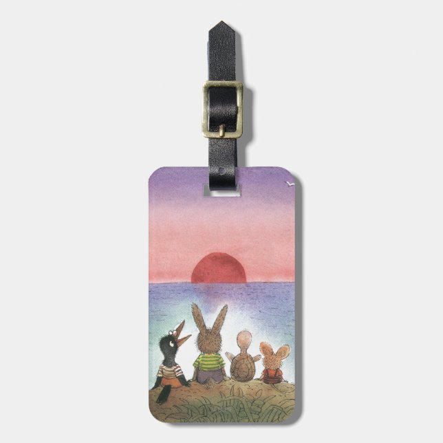 Nåt rött bagagebricka (Vertikal Framsida)