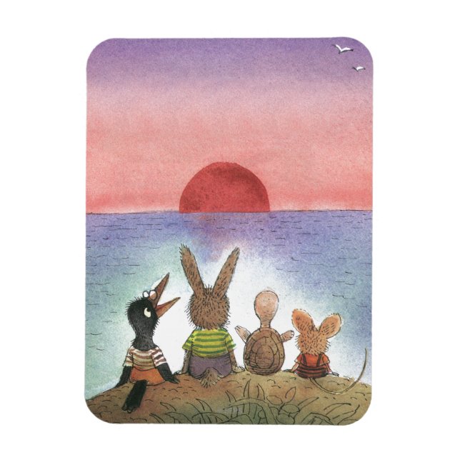 Nåt rött magnet (Vertikal)