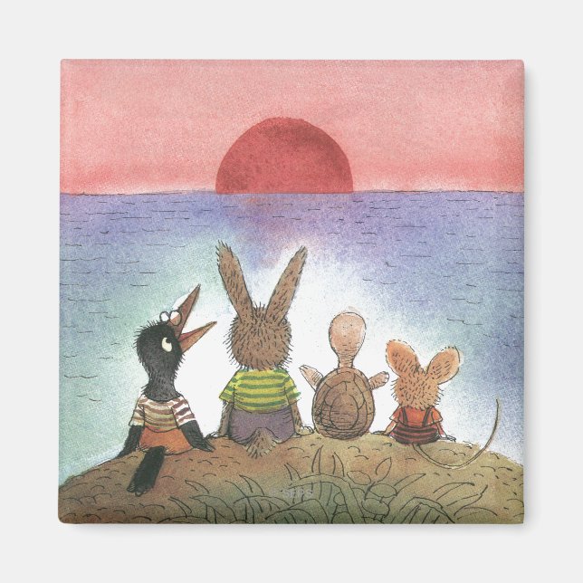 Nåt rött magnet (Framsidan)