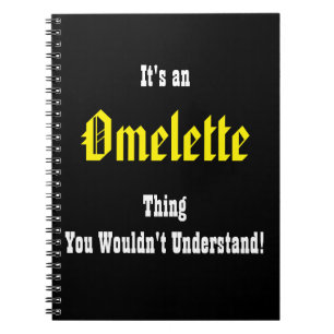 Nåt Rotten Omelet Journal Anteckningsbok