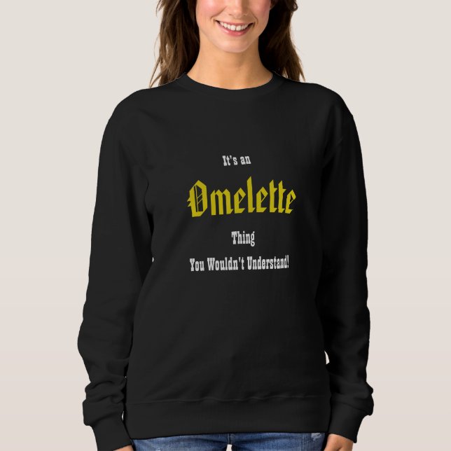 Nåt Rotten Omelet Sweatshirt Tröja (Framsida)