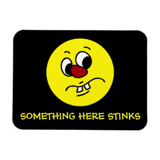 Nåt Stinky Ansikte Grumpy Magnet