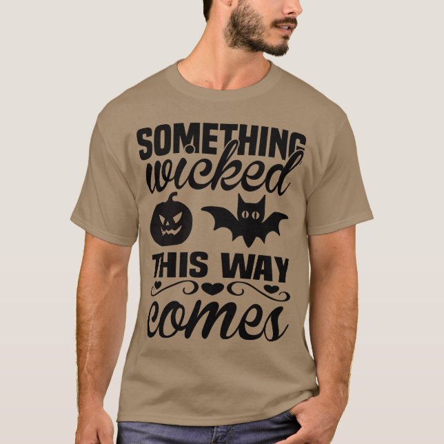 Nåt Wickedhis Halloween roligt T Shirt (Framsida)