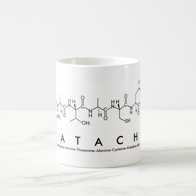 Natacha peptide namn mugg (Center)
