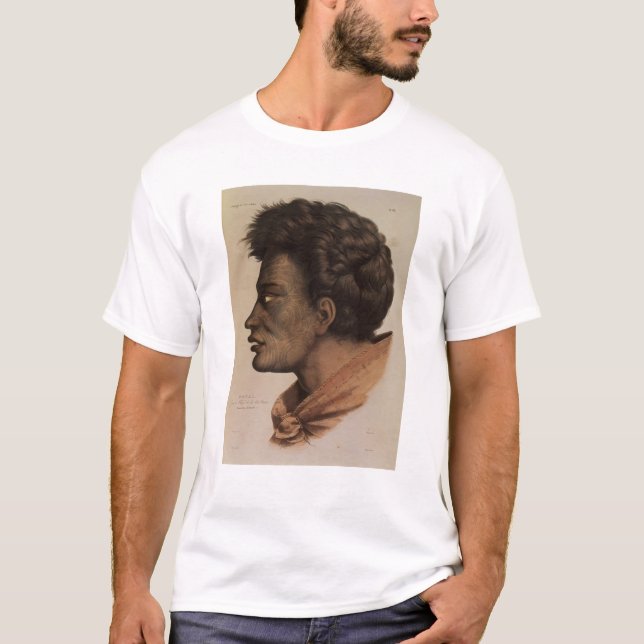 Natai en Maori chef från Breamfjärden som är T Shirt (Framsida)