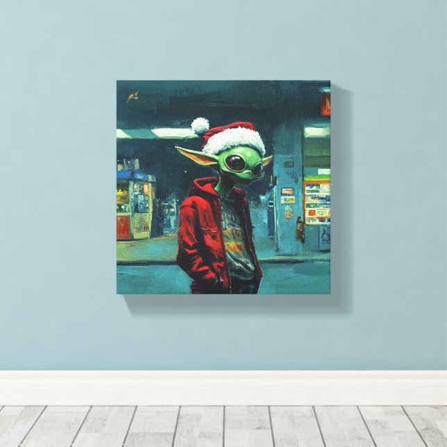 Natal Alien Canvastryck (Insitu (trägolv))