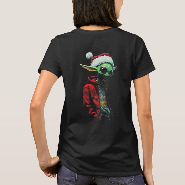 Natal Alien (Modelo II) T Shirt (Baksida)