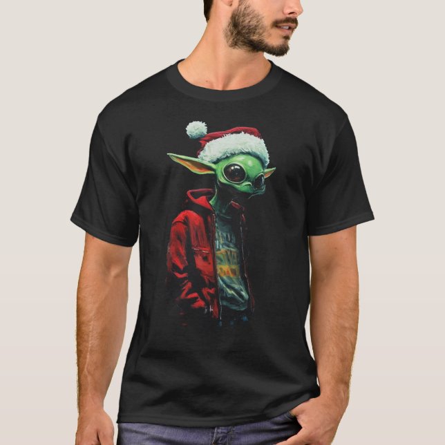 Natal Alien T Shirt (Framsida)