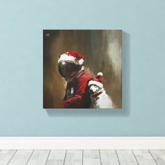 Natal Astronauta Canvastryck (Insitu (trägolv))