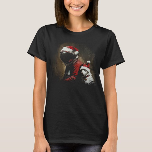 Natal Astronauta T Shirt (Framsida)