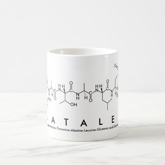 Natalee peptide namn mugg (Center)