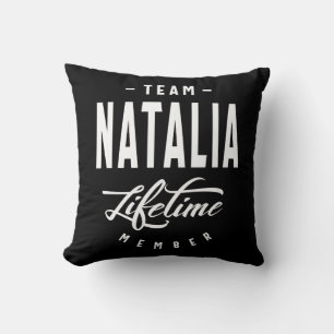 Natalia Personlig Namn Birthday Gift Kudde