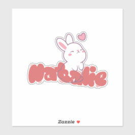 Natalie Bunny Klistermärke Klistermärken