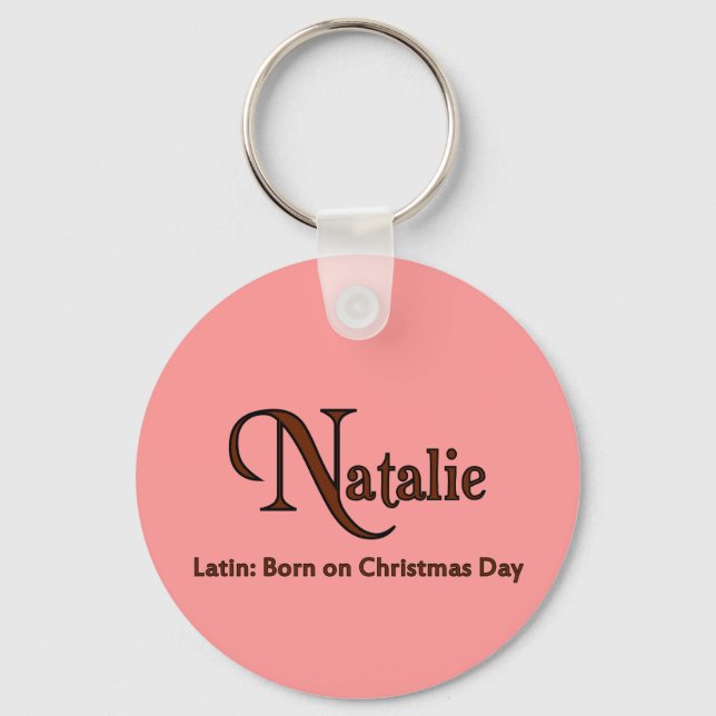 Natalie Keychain Nyckelring (Framsida)