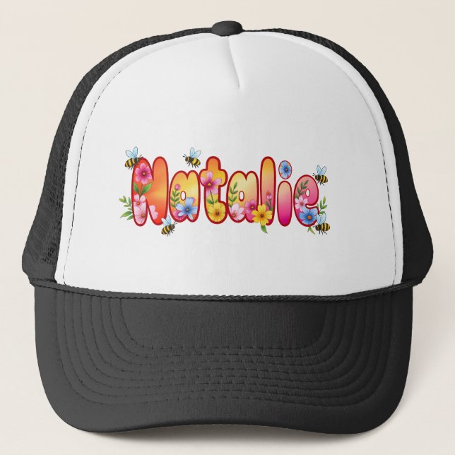 Natalie - personalised hats for her keps (Framsida)