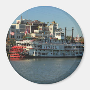 Natchez flodfartyg i den New Orleans magneten Magnet