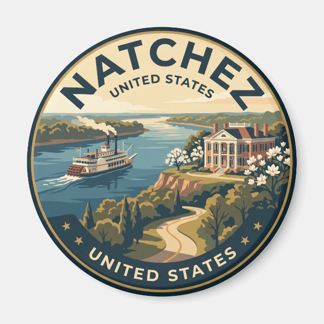 Natchez Mississippi Magnet (Framsidan)