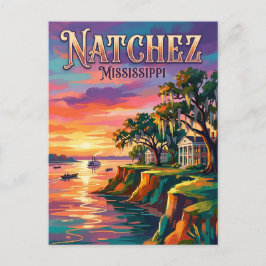 Natchez, Mississippi Mississippi Vykort
