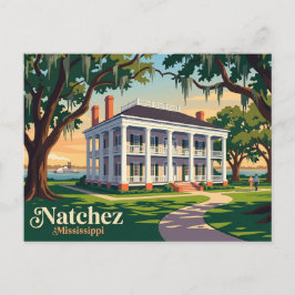 Natchez Mississippi Vykort