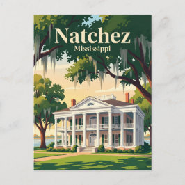 Natchez Mississippi Vykort