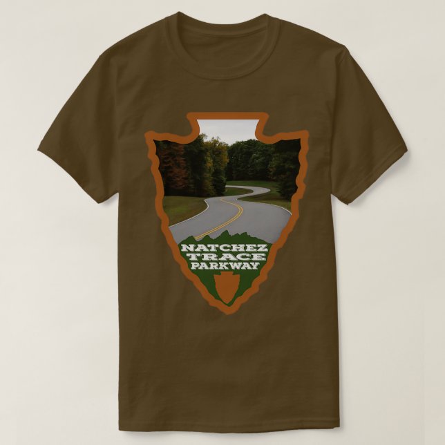 Natchez Trace Parkway arrowhad T Shirt (Design framsida)