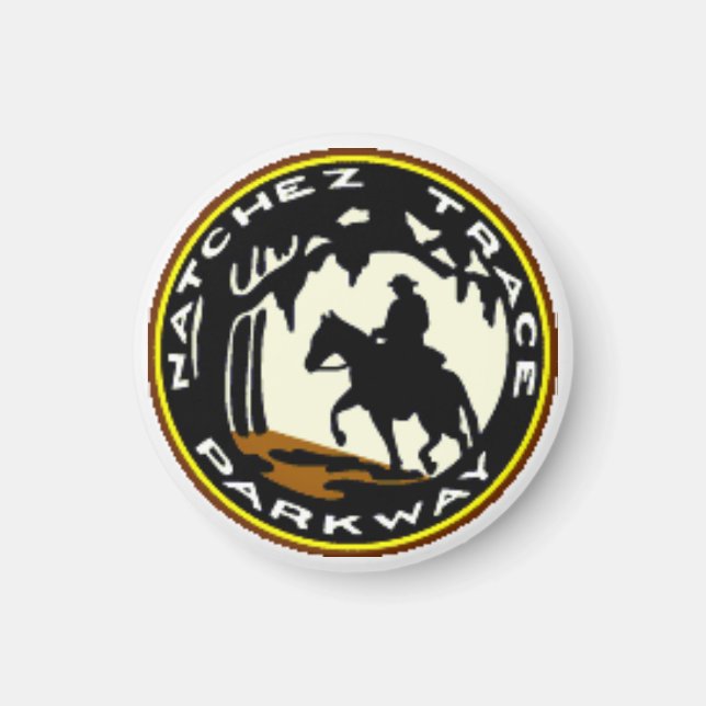 Natchez Trace Parkway Magnet (Framsidan)