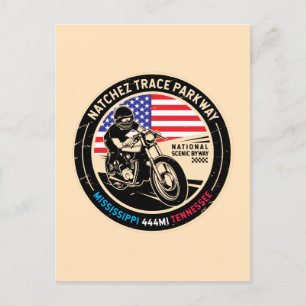 Natchez Trace Parkway National Scenia Byway Vykort