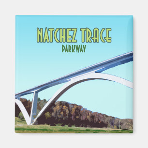 Natchez Trace Parkway Tennessee Mississippi Magnet