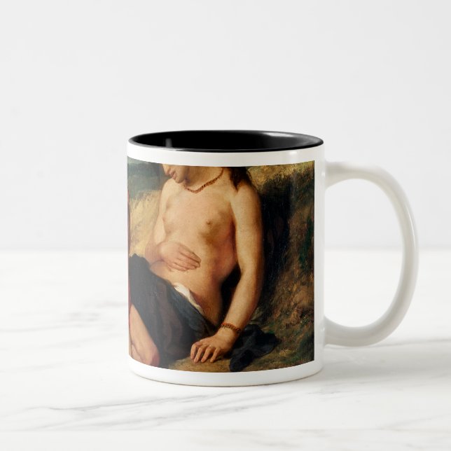 Natchezen, c.1823-35 Två-Tonad mugg (Höger)