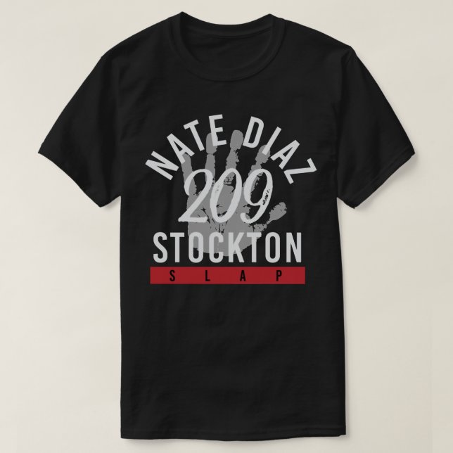 Nate Diaz 209 Stockton Slap Jiu Jitsu Essential T  T Shirt (Design framsida)