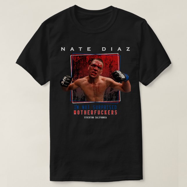 Nate Diaz I&x27;m ej förvånad Essential T Shirt (Design framsida)