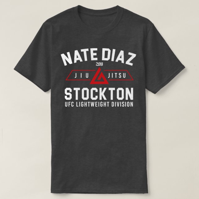 Nate Diaz Stockton T Shirt (Design framsida)