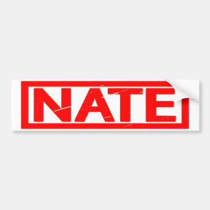 Nate Frimärke Bildekal