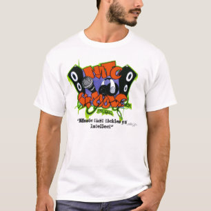Nate Smoove logotyp (D) 2010, "musik som killar… T-shirt