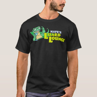 Nates Lizard Lounge Lounge Rehearsal Logotyp Stick T Shirt
