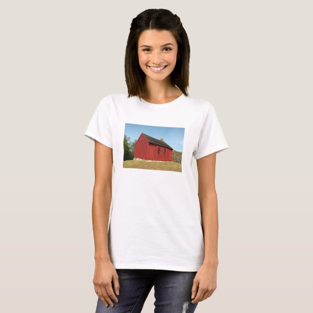Nathan Hale Schoolhouse (Öster Haddam) T-shirt (Hel framsida)