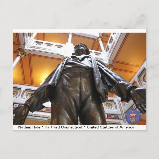 Nathan Hale vycard Inbjudan Vykort (Framsida)