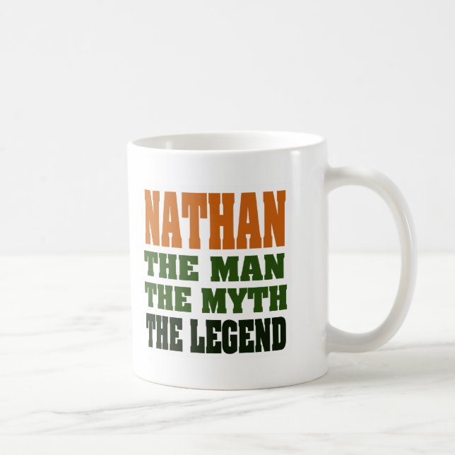 NATHAN - manen, mythen, legenden Kaffemugg (Höger)
